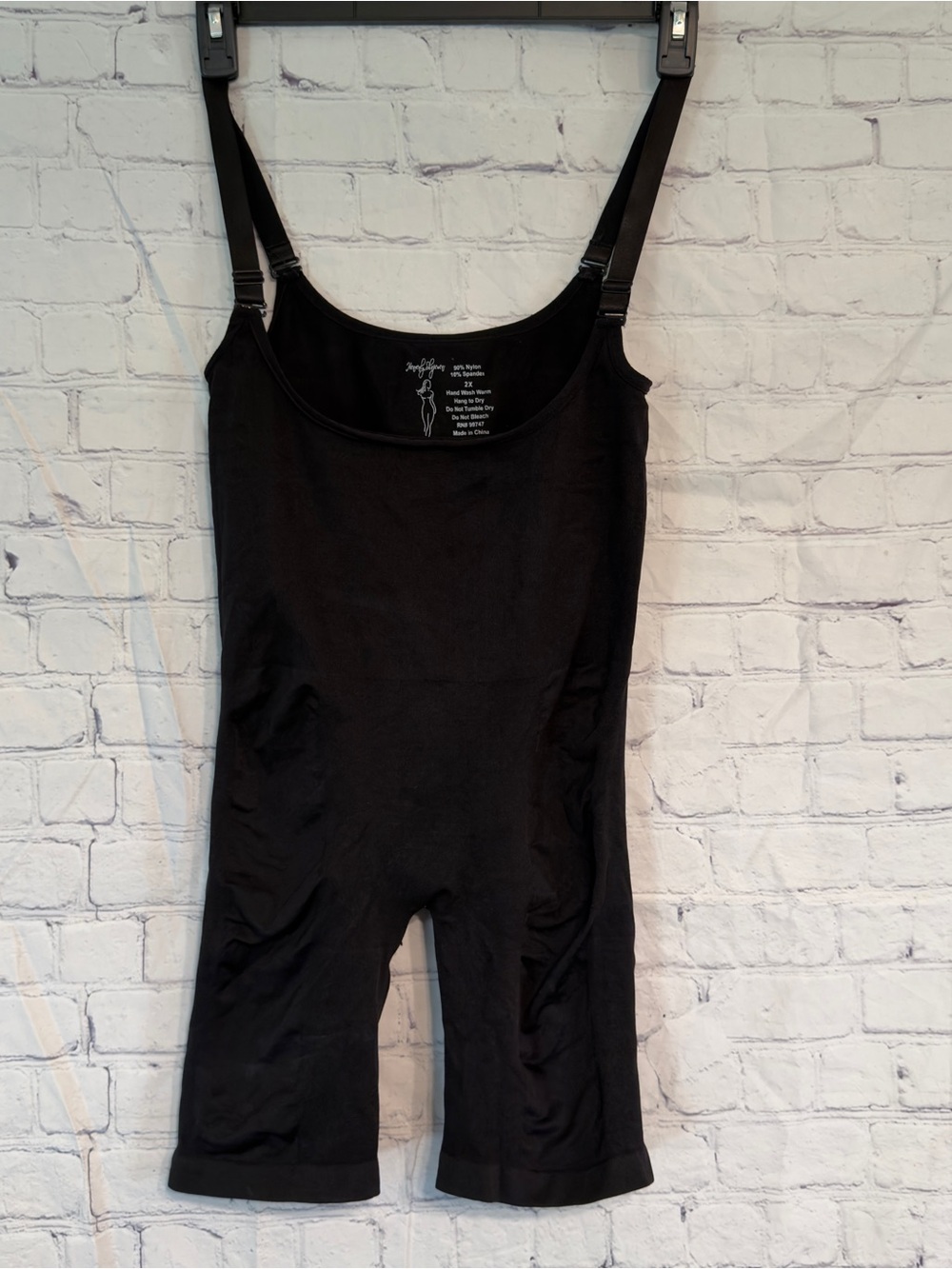 Heavenly Shapewear Black Bodysuit Size 2X